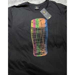 Official GUINNESS Vibrant Graphic Geometric Pint Glass T Shirt 4XL Irish Beer